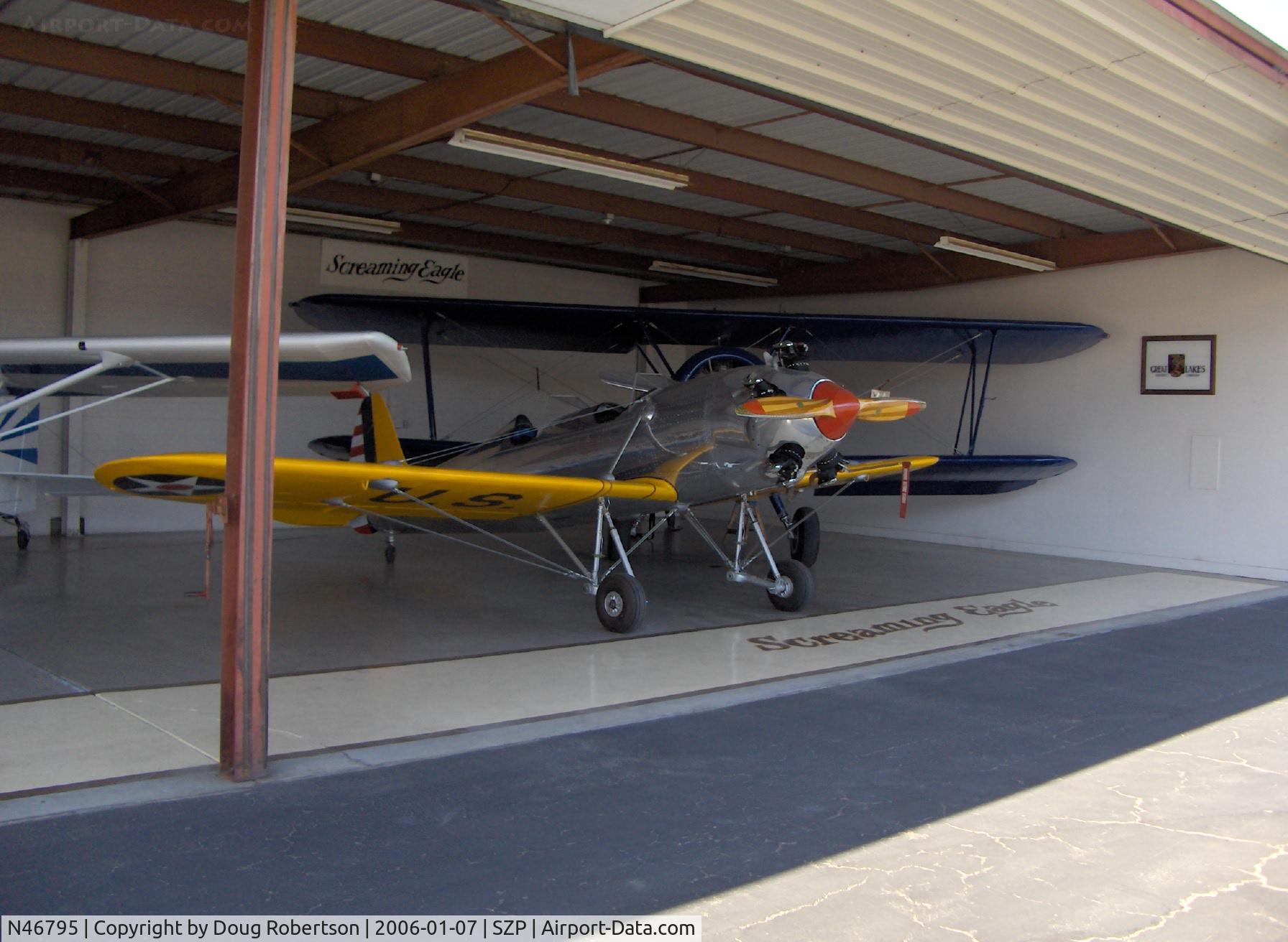N46795, 1942 Ryan Aeronautical ST3KR C/N 1721, 1945 Ryan Aeronautical ST-3KR as USAAC PT-22, Kinner R540 160 Hp