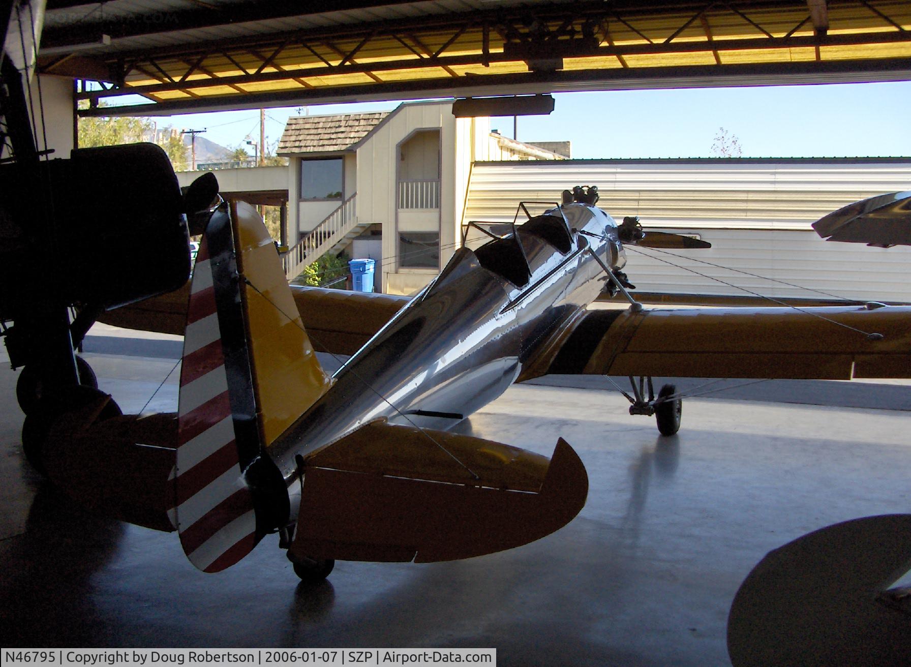N46795, 1942 Ryan Aeronautical ST3KR C/N 1721, 1945 Ryan Aeronautical ST-3KR as USAAC PT-22, Kinner R540 160 Hp