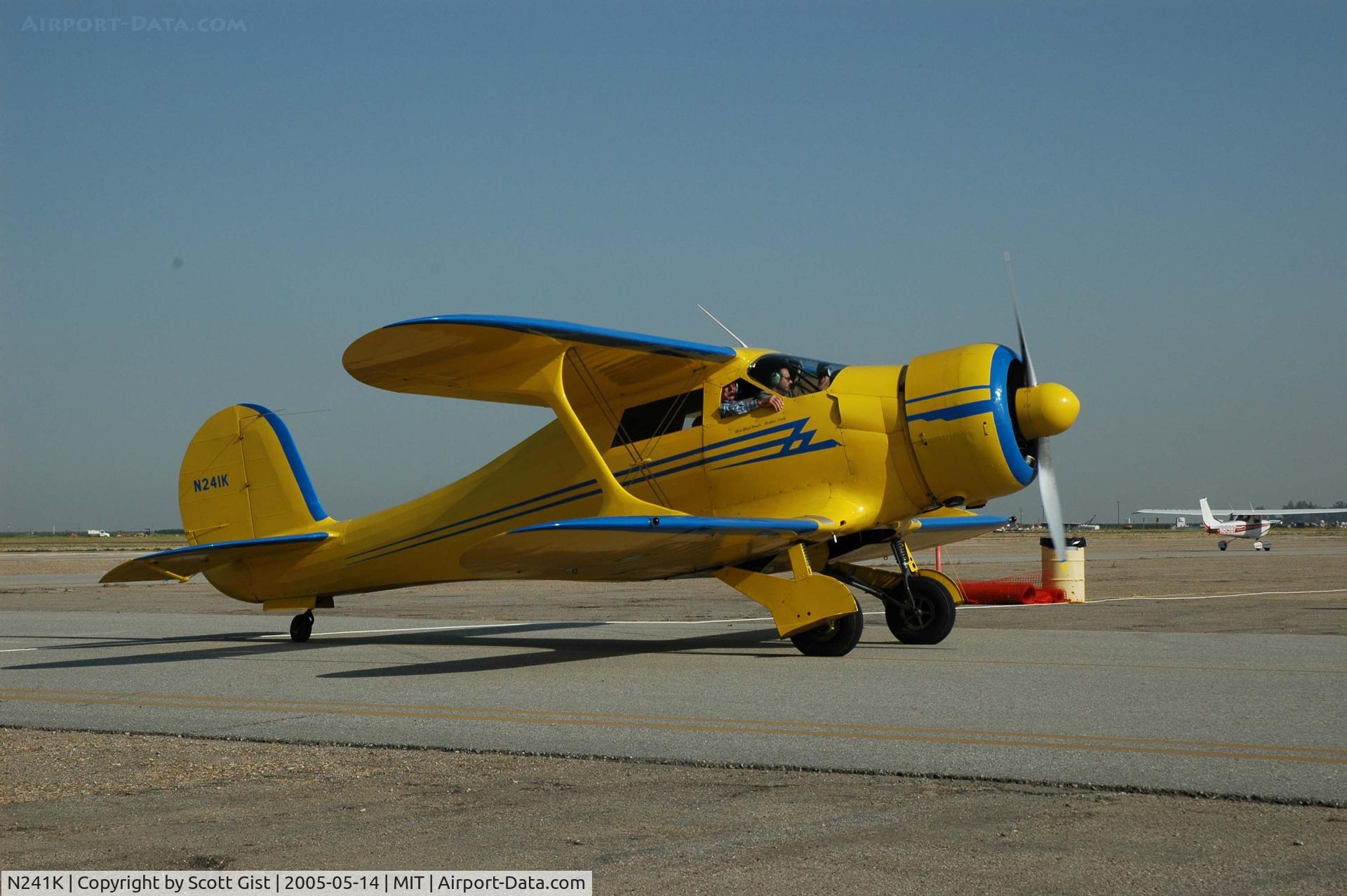 N241K, 1939 Beech D17S Staggerwing C/N 287, Great looking aircraft at Shafter Ca. Airshow