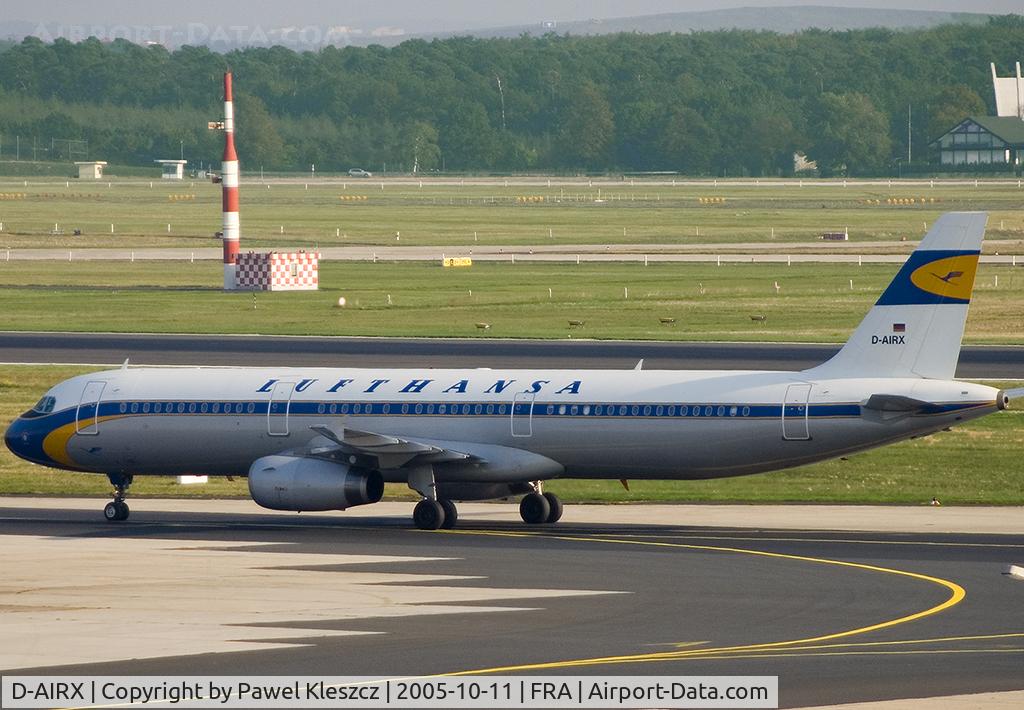 D-AIRX, 1998 Airbus A321-131 C/N 0887, historical painting