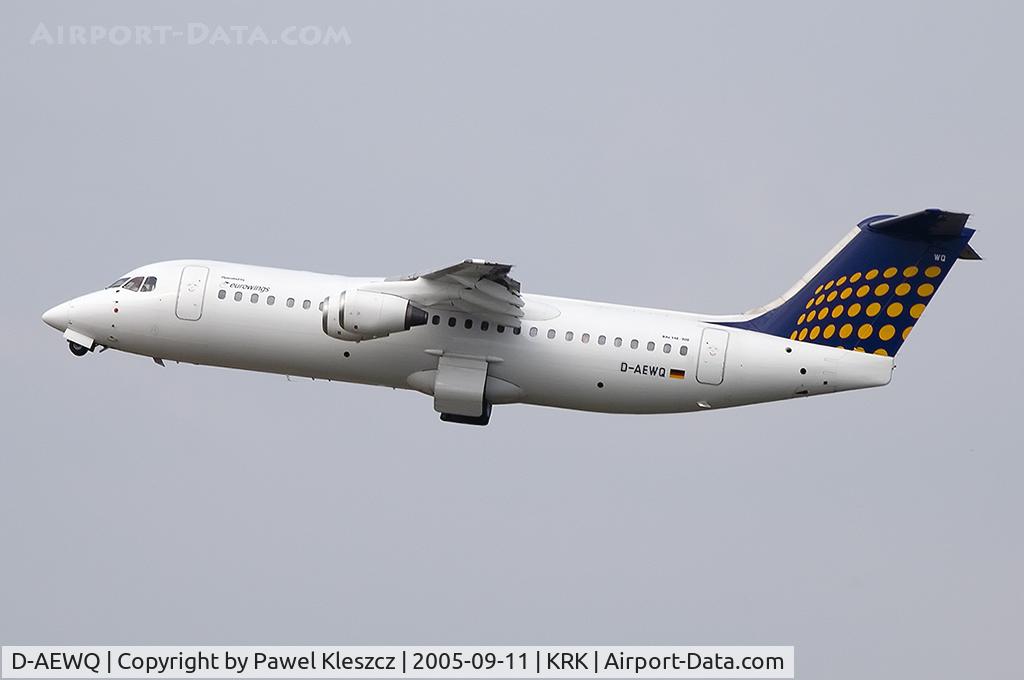 D-AEWQ, 1991 British Aerospace BAe.146-300 C/N E3203, Gear up!