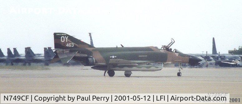 N749CF, 1965 McDonnell F-4D Phantom II C/N 1813 (65-0749), Flown on this day by Brig. Gen. Steve Ritchie (RET)