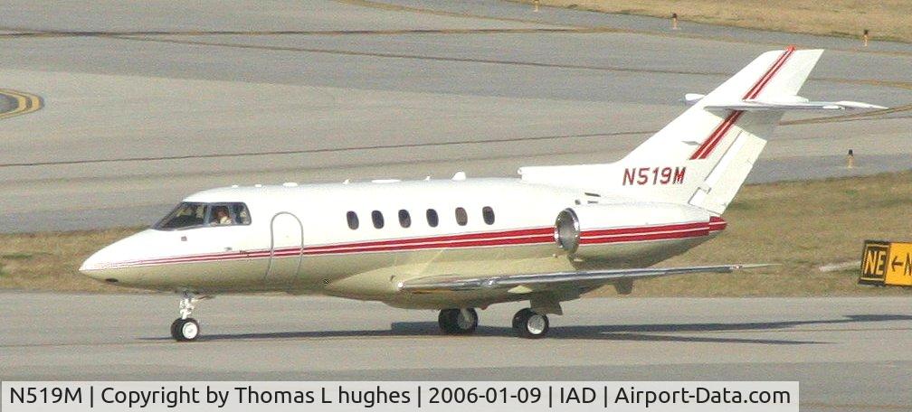 N519M, 2005 Raytheon Hawker 800XP C/N 258747, Hawker 800XP, IAH