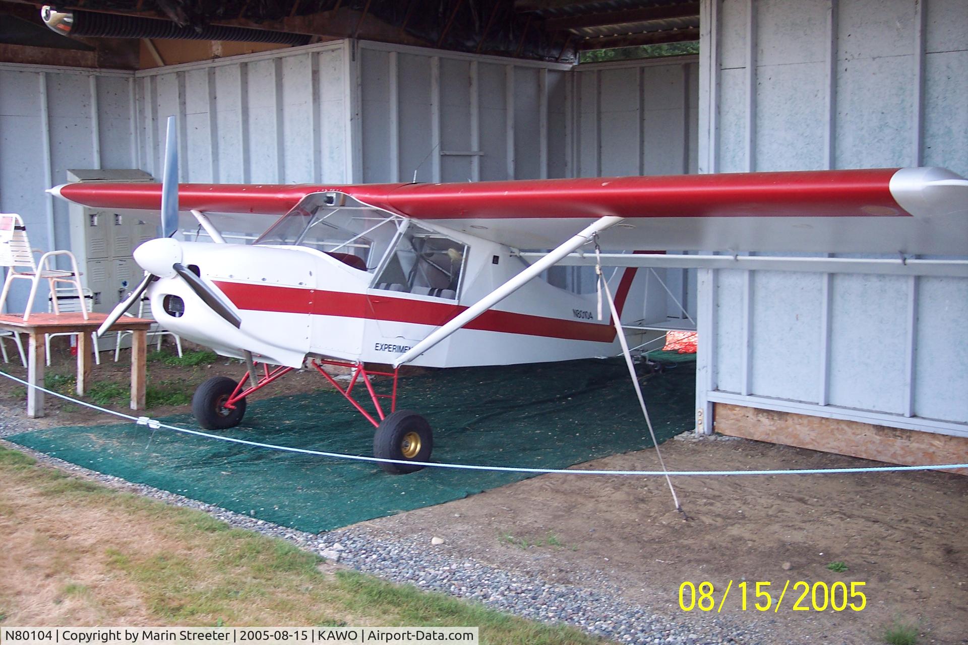 N80104, 1996 Blue Yonder Merlin GT C/N JR1, Merlin GT in Hanger