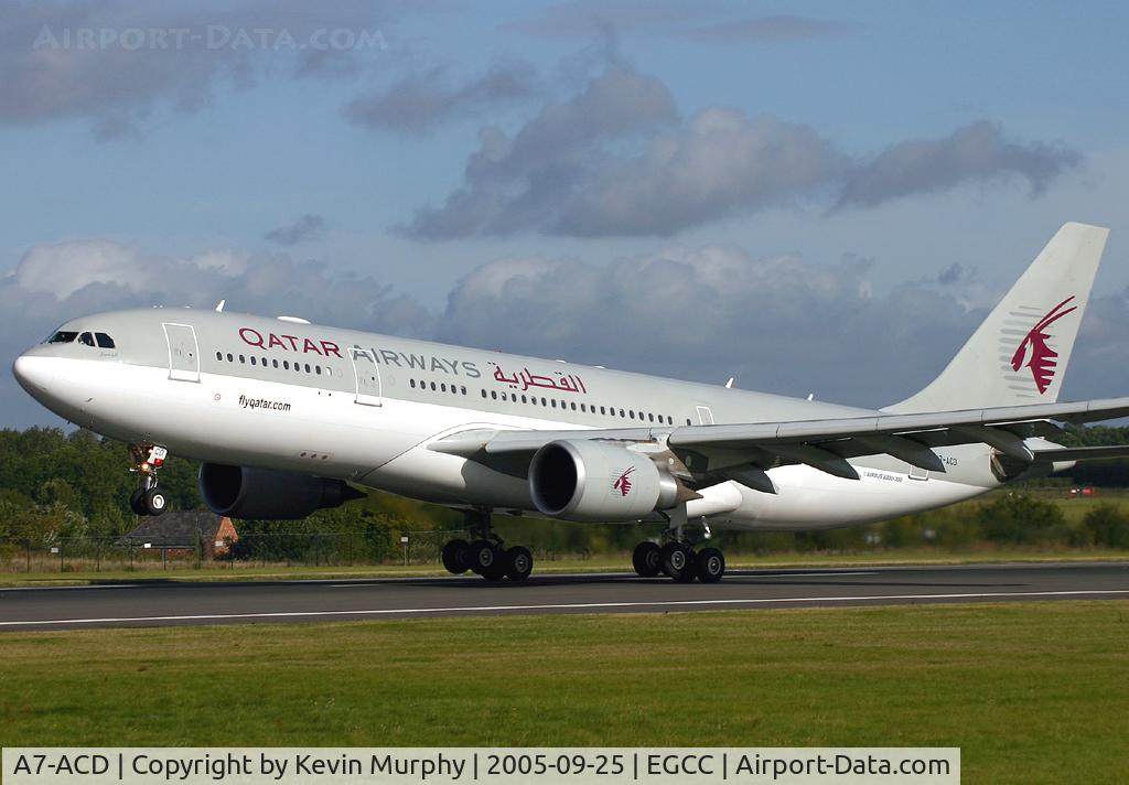 A7-ACD, 2003 Airbus A330-202 C/N 521, Graceful lift off from 24L.