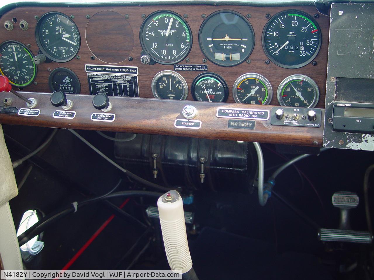 N4182Y, 1977 Bellanca 7KCAB Citabria C/N 604-77, Panel