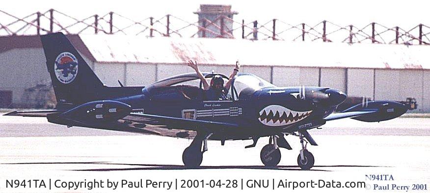 N941TA, 1977 SIAI-Marchetti SF-260 C/N 286, Chuck Lischer bringing her back after his demo