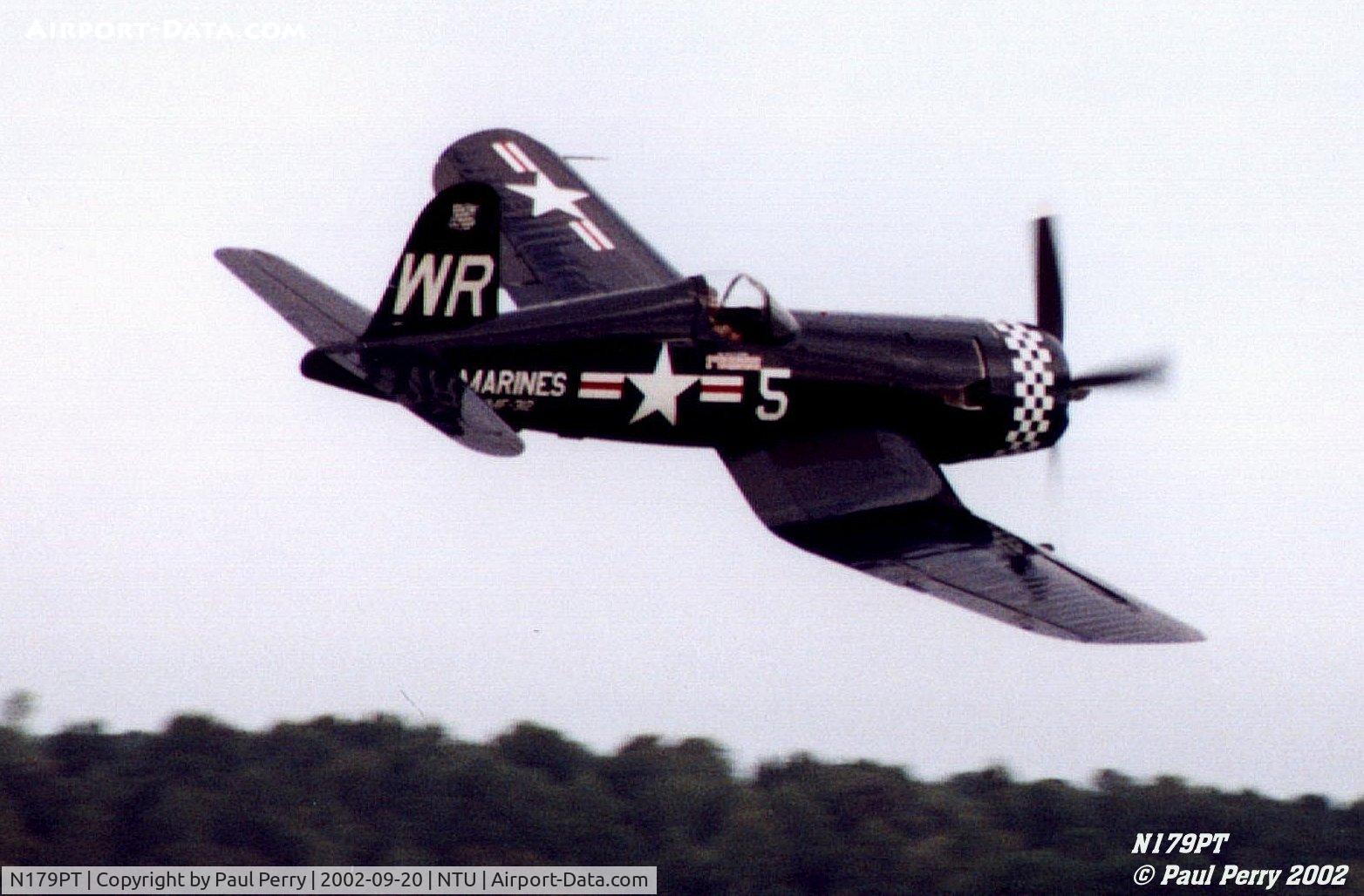 N179PT, 1948 Vought F4U-5 Corsair C/N Not found (Bu122179), Another crowd-pleasing low pass
