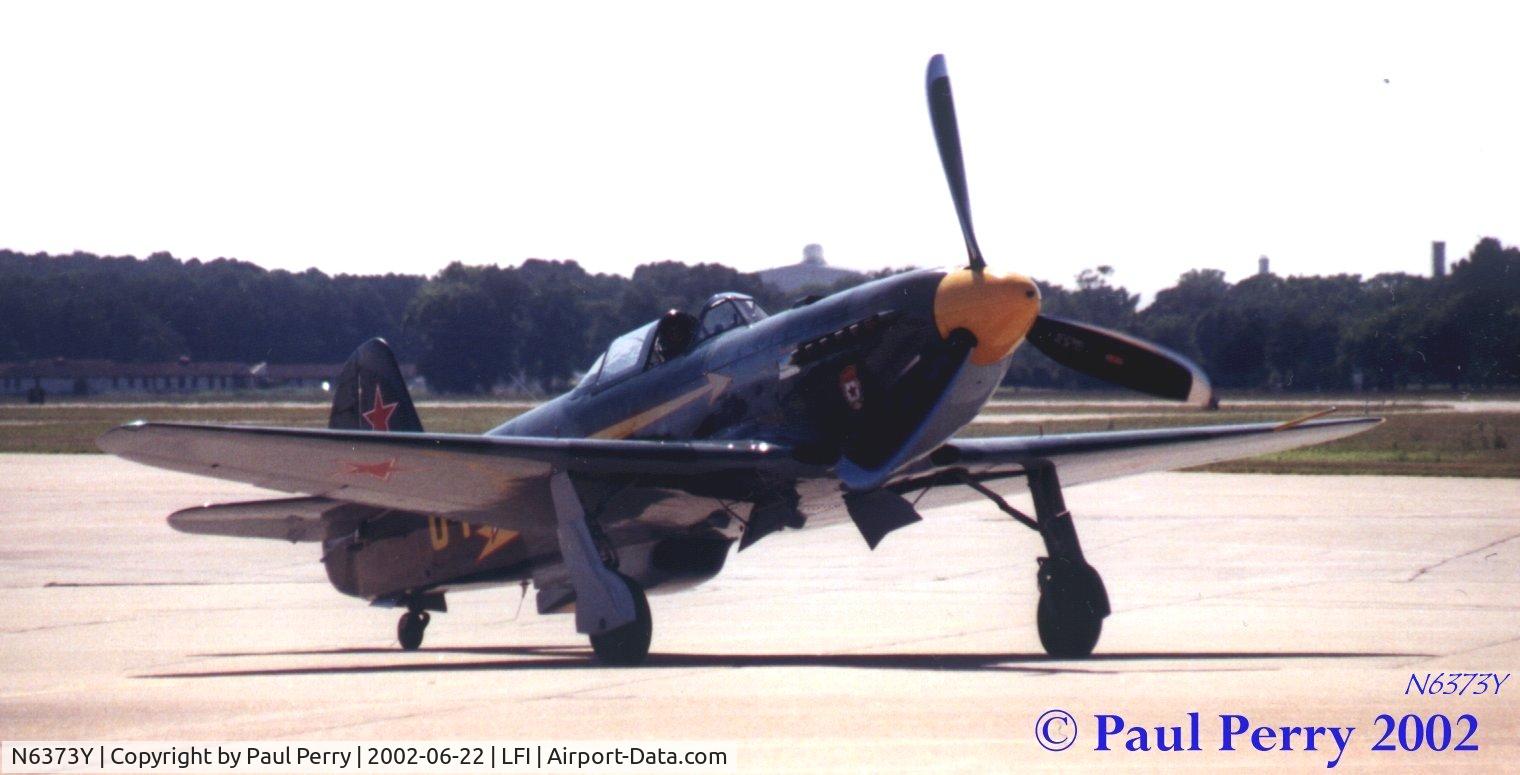 N6373Y, 1997 Yakovlev Yak-9U-M C/N 0470404, Between airshows and air races, this is a very busy Yak.