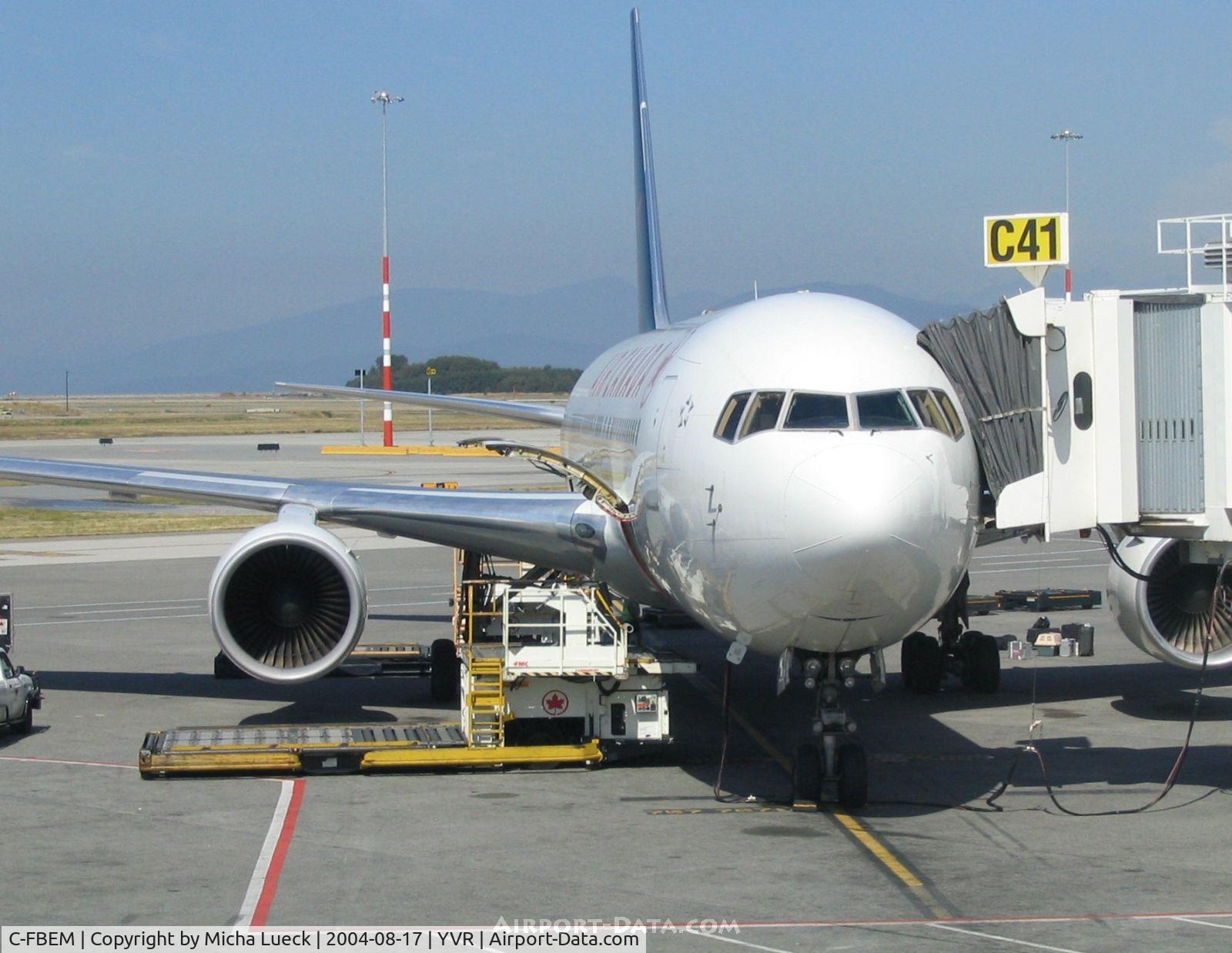 C-FBEM, 1989 Boeing 767-233 C/N 24325, Shortly before departure to Toronto