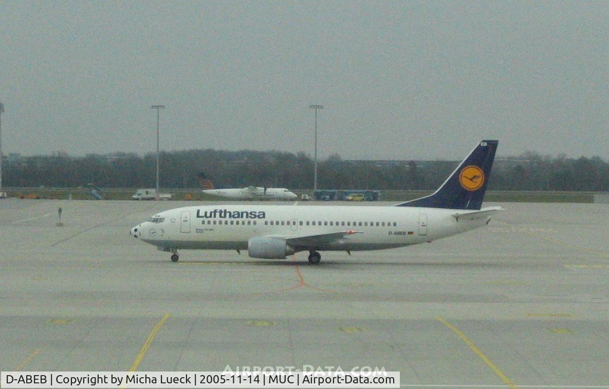 D-ABEB, 1991 Boeing 737-330 C/N 25148, Arriving at Munich