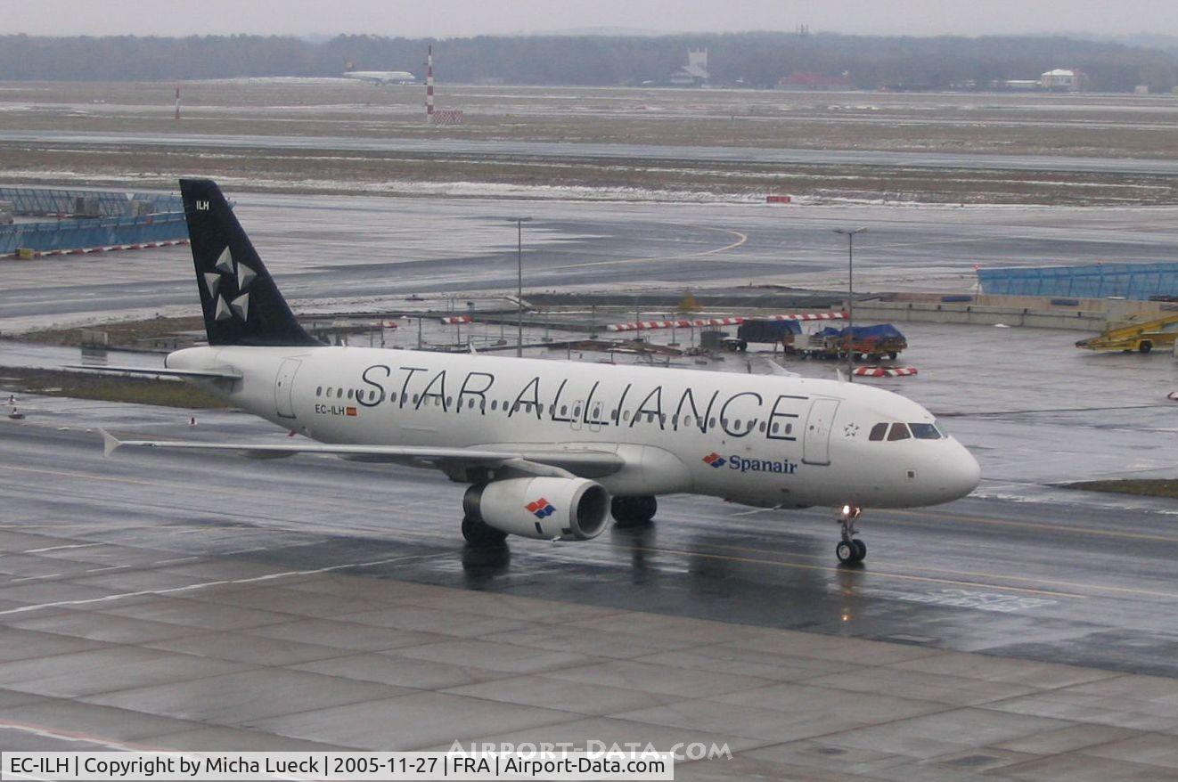 EC-ILH, 2002 Airbus A320-232 C/N 1914, Spanair's A320 proudly showing the Star Alliance livery