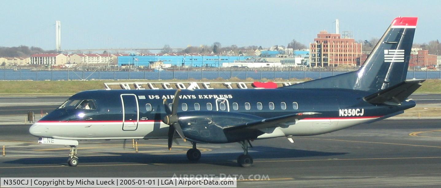 N350CJ, Saab 340B C/N 340B-350, Colgan Air for US Airways Express