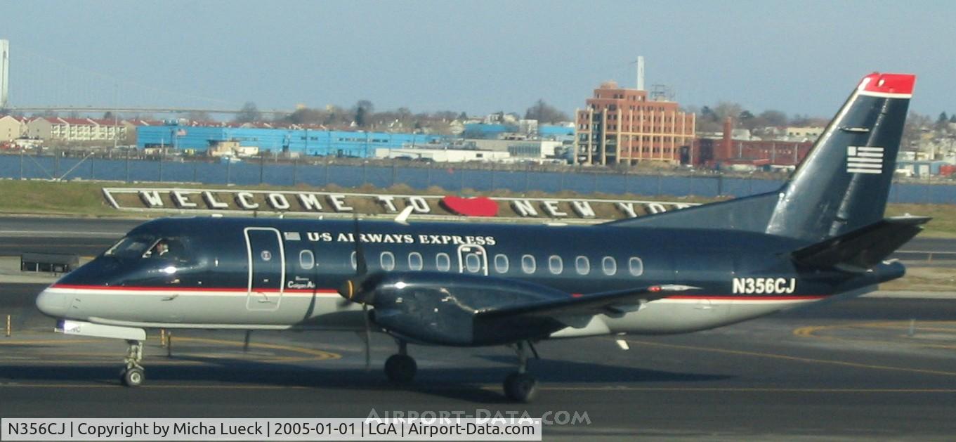 N356CJ, 1993 Saab 340B C/N 340B-356, Colgan Air for US Airways Express