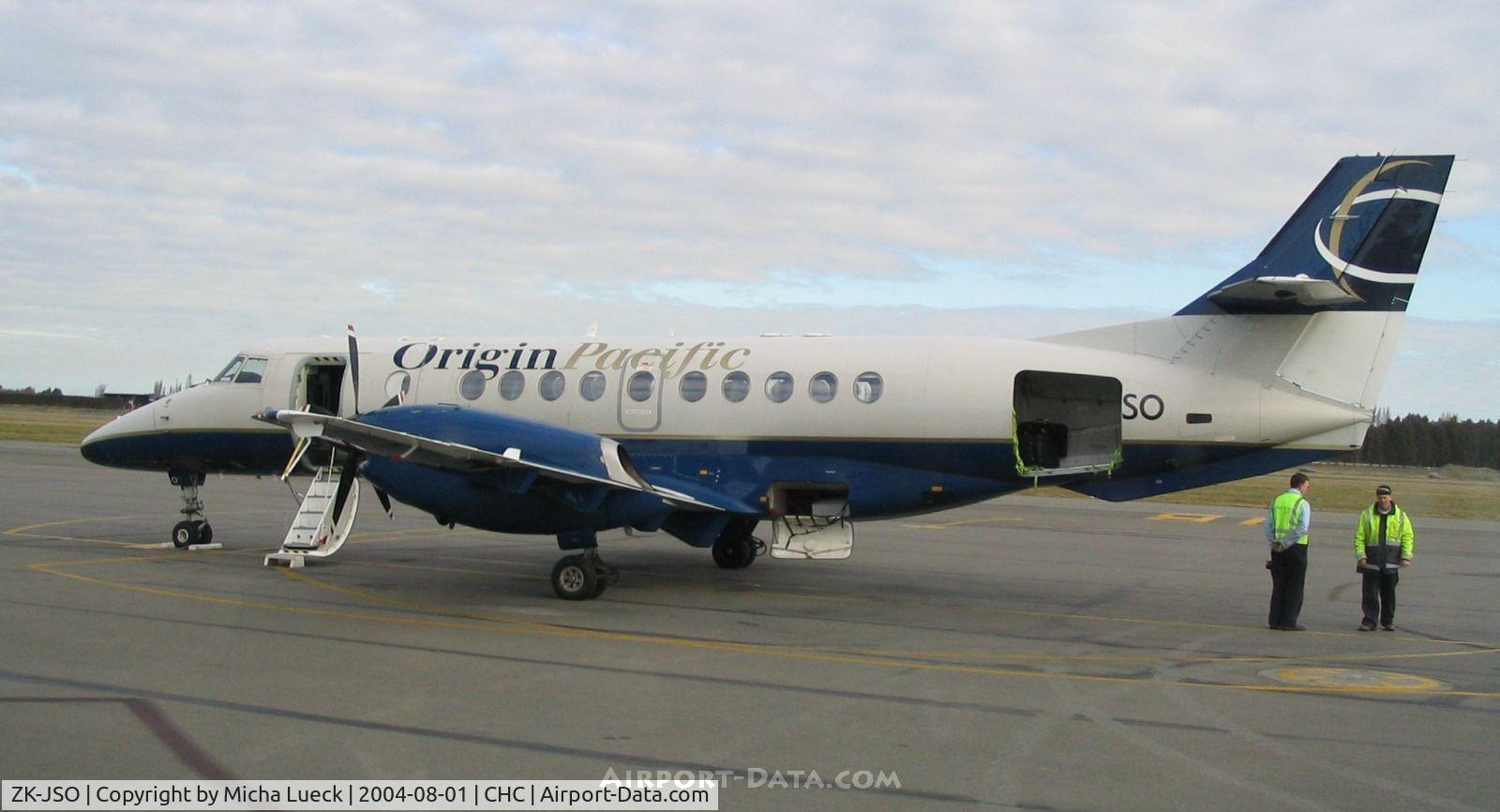 ZK-JSO, 1995 British Aerospace Jetstream 41 C/N 41056, Jetstream 41 of Origin Pacific at Christchurch