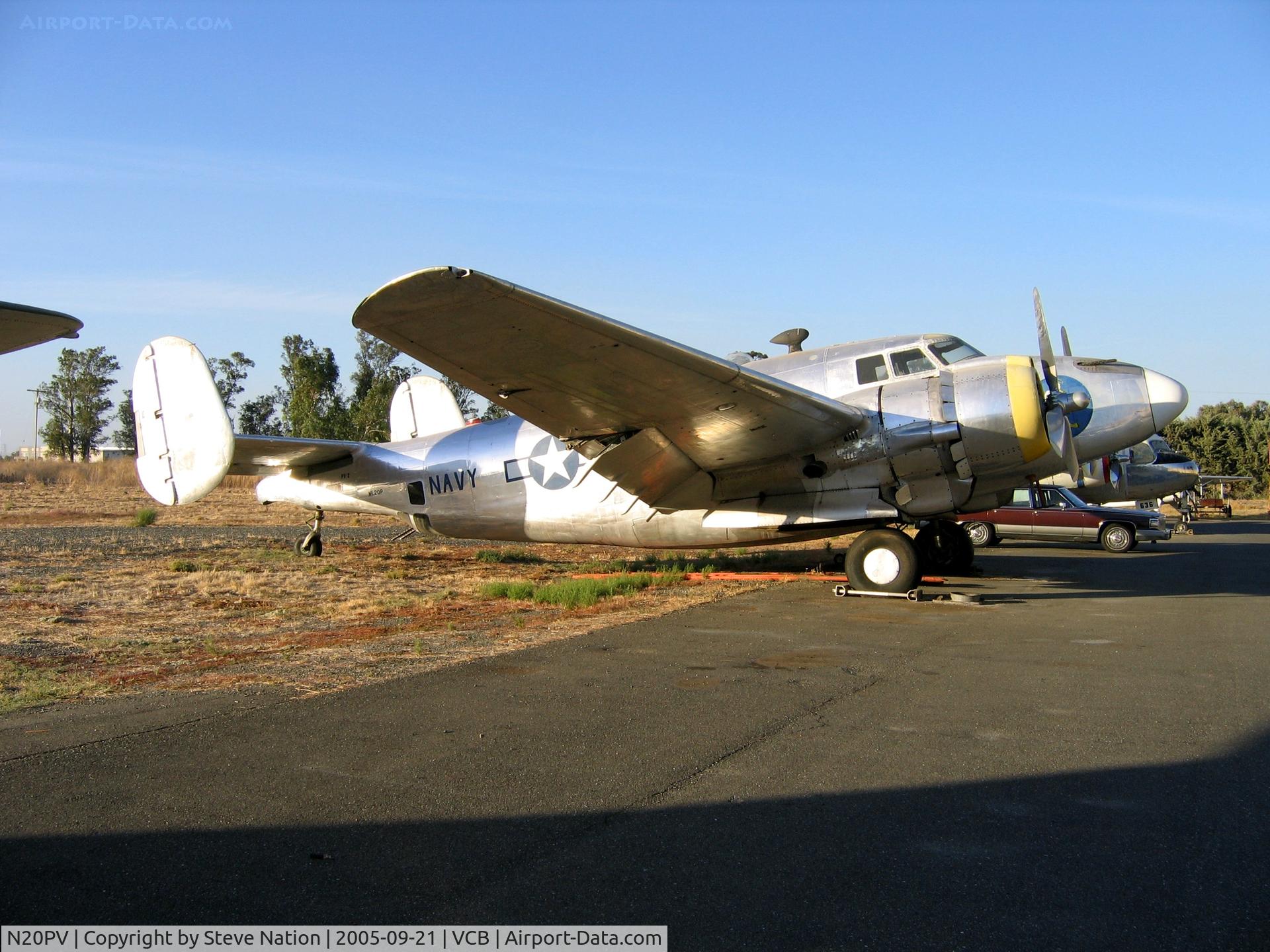 N20PV, 1944 Lockheed PV-2 Harpoon C/N 15-1490, 1944 Lockheed PV-2 incorrecly marked as NL20P at Nut Tree Airport, Vacaville, CA