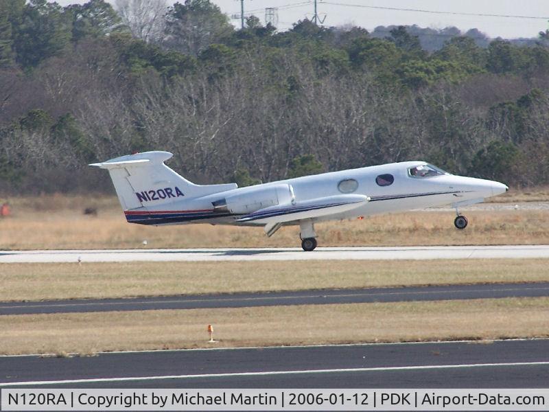 N120RA, 1967 Learjet 24 C/N 24-153, Doing some aerodynamic braking!