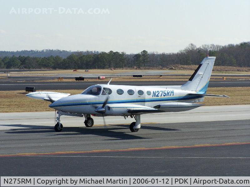 N275RM, 1974 Cessna 340 C/N 340-0511, Taxing to 20L
