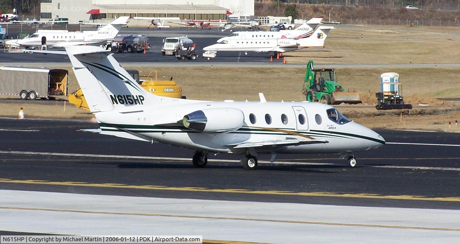 N615HP, 1999 Raytheon Aircraft Company 400A C/N RK-231, Taxing to 20L
