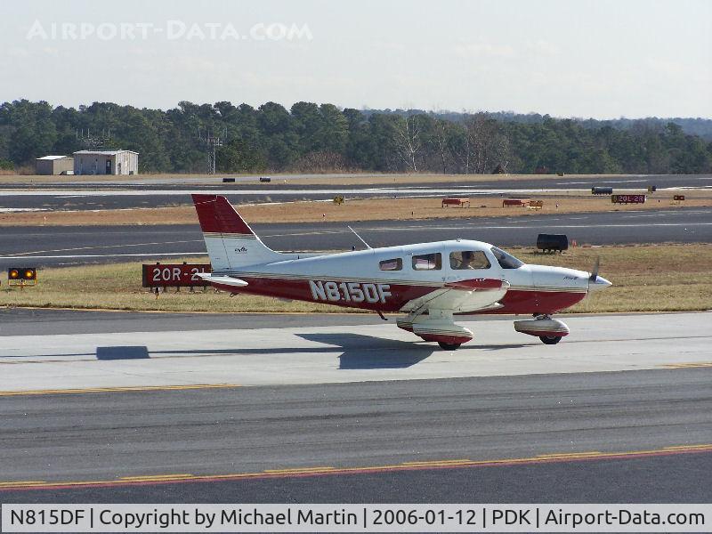 N815DF, 1999 Piper PA-28-181 C/N 2843295, Taxing to Mercury Air Center