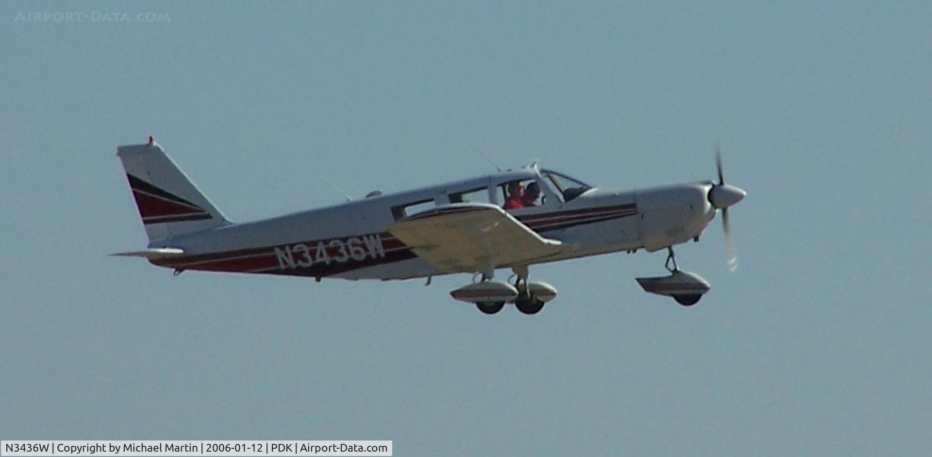 N3436W, 1966 Piper PA-32-260 Cherokee Six C/N 32-297, Takeoff from 20L