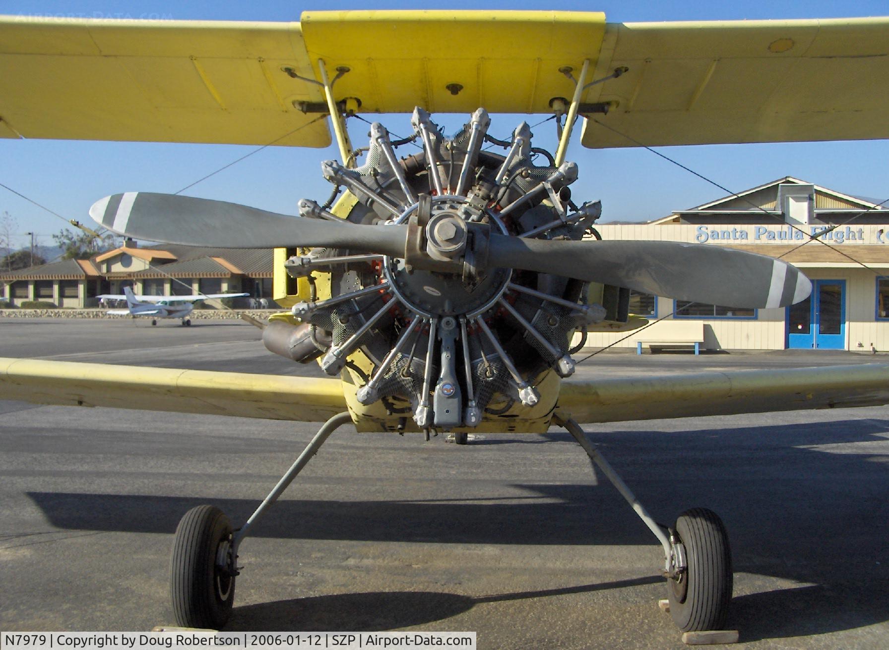 N7979, 1971 Grumman G-164A Super Ag-Cat C/N 843, 1971 Ag-Cat P&W R1340 600 Hp, The Business End of Power