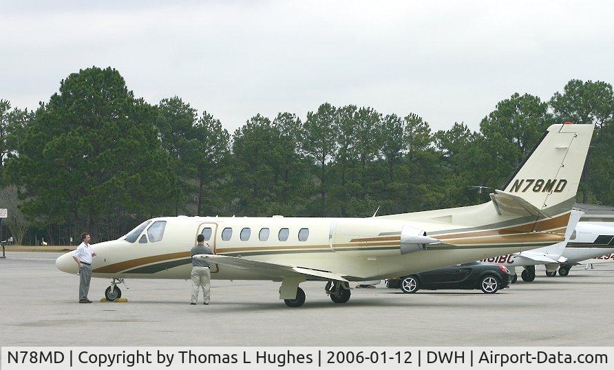N78MD, 2001 Cessna 550 Citation Bravo C/N 550-0970, Cessna 550 @ DWH
