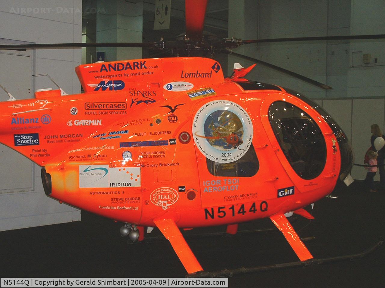 N5144Q, 1995 Rans S-14 Airaile C/N 0295079, McDonnell-Douglas (Hughes) 369E