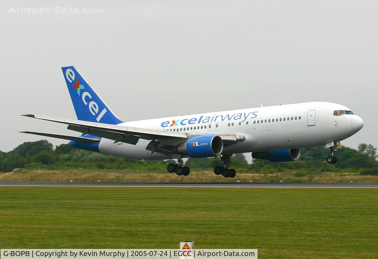 G-BOPB, 1988 Boeing 767-204/ER C/N 24239, Arriving on 06R.