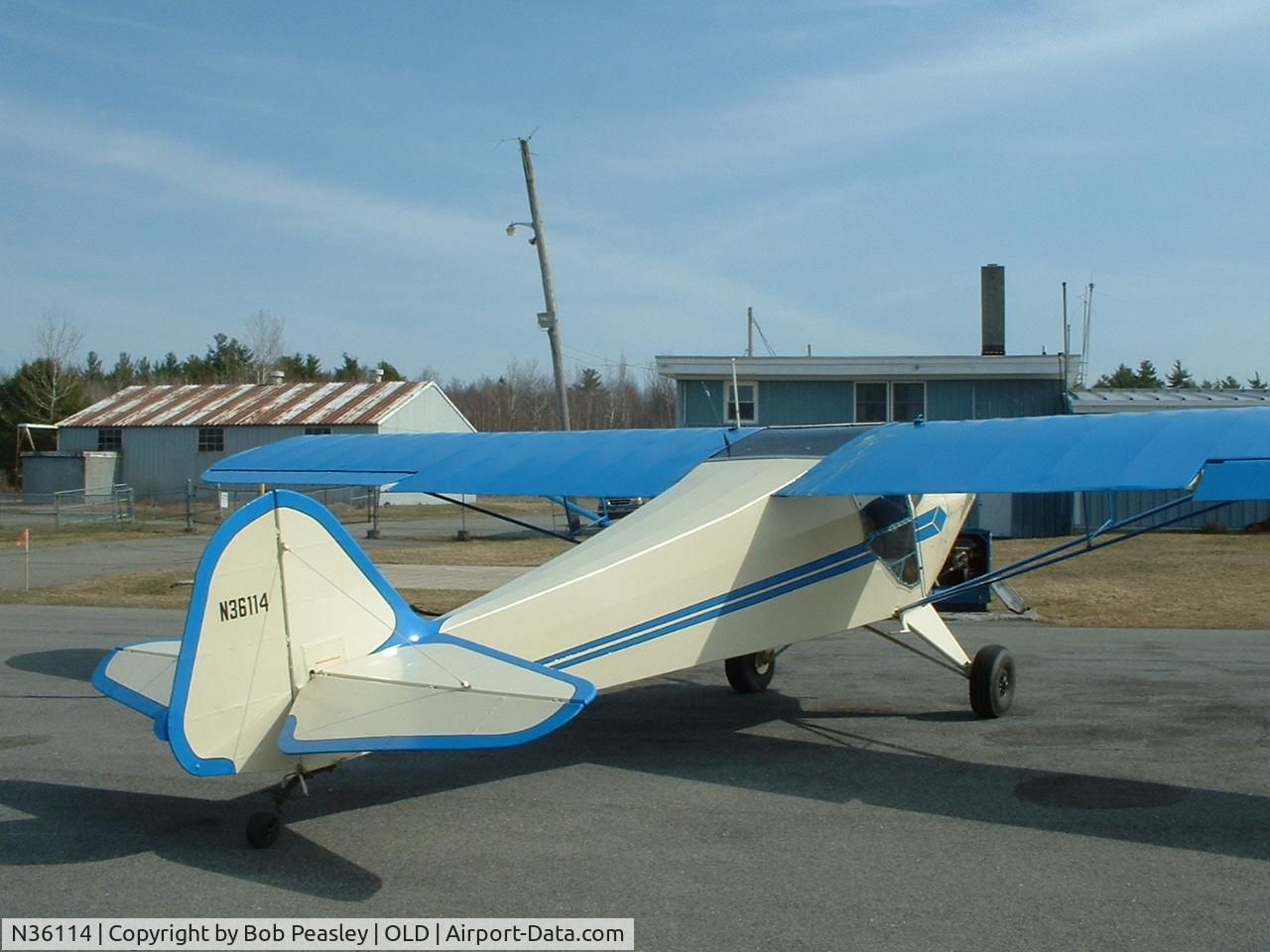 N36114, 1941 Taylorcraft BL12-65 C/N 3081, Old Town Airport-Old town, Maine