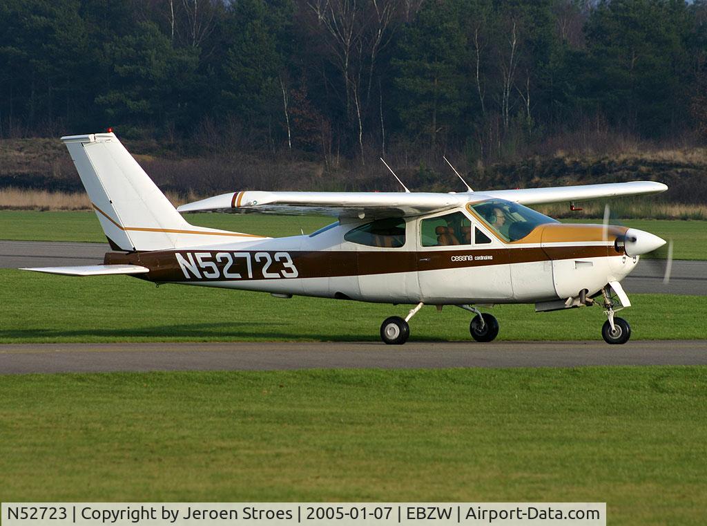 N52723, 1977 Cessna 177RG Cardinal C/N 177RG1258, Visitor of a belgium airstrip