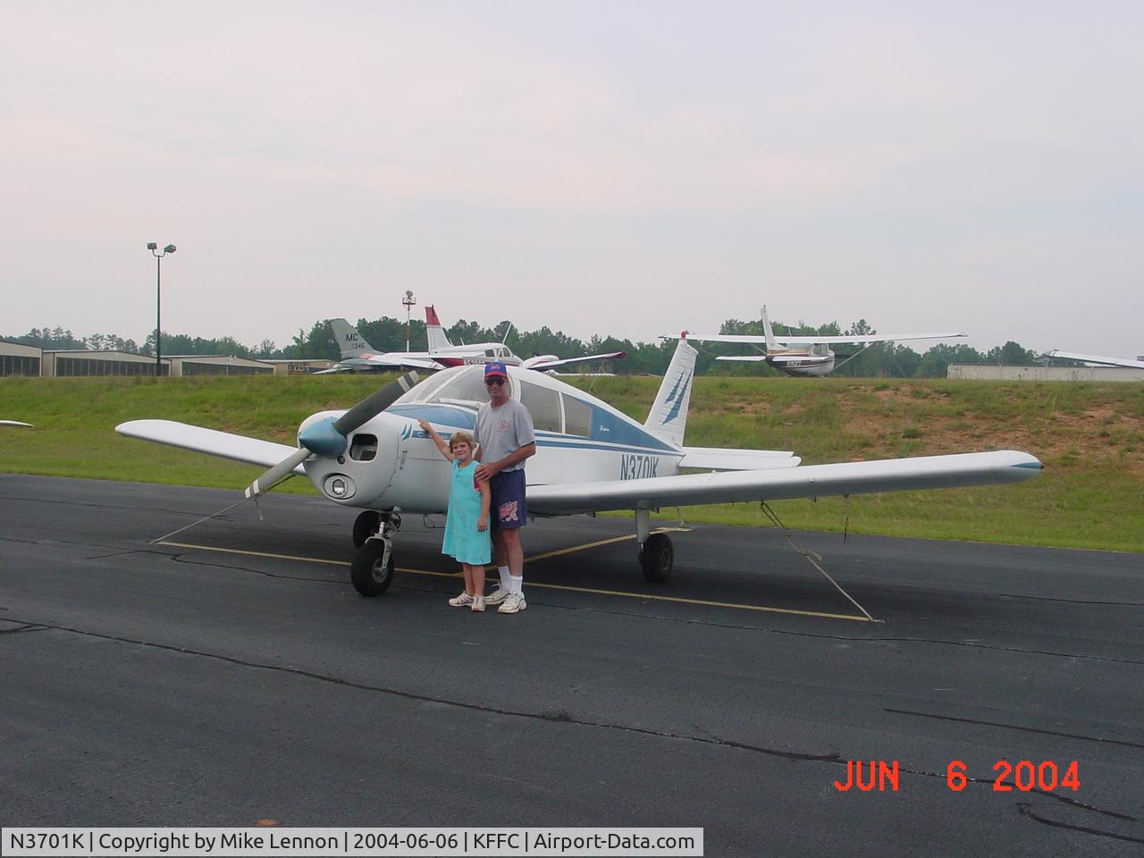 N3701K, 1967 Piper PA-28-140 C/N 28-23696, Mike and Meagan