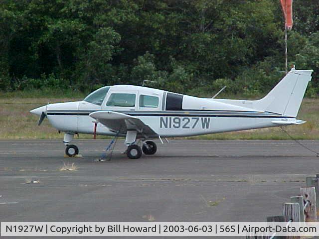 N1927W, 1973 Beech B19 Sport 150 C/N MB-609, On the ramp at Seaside, Oregon