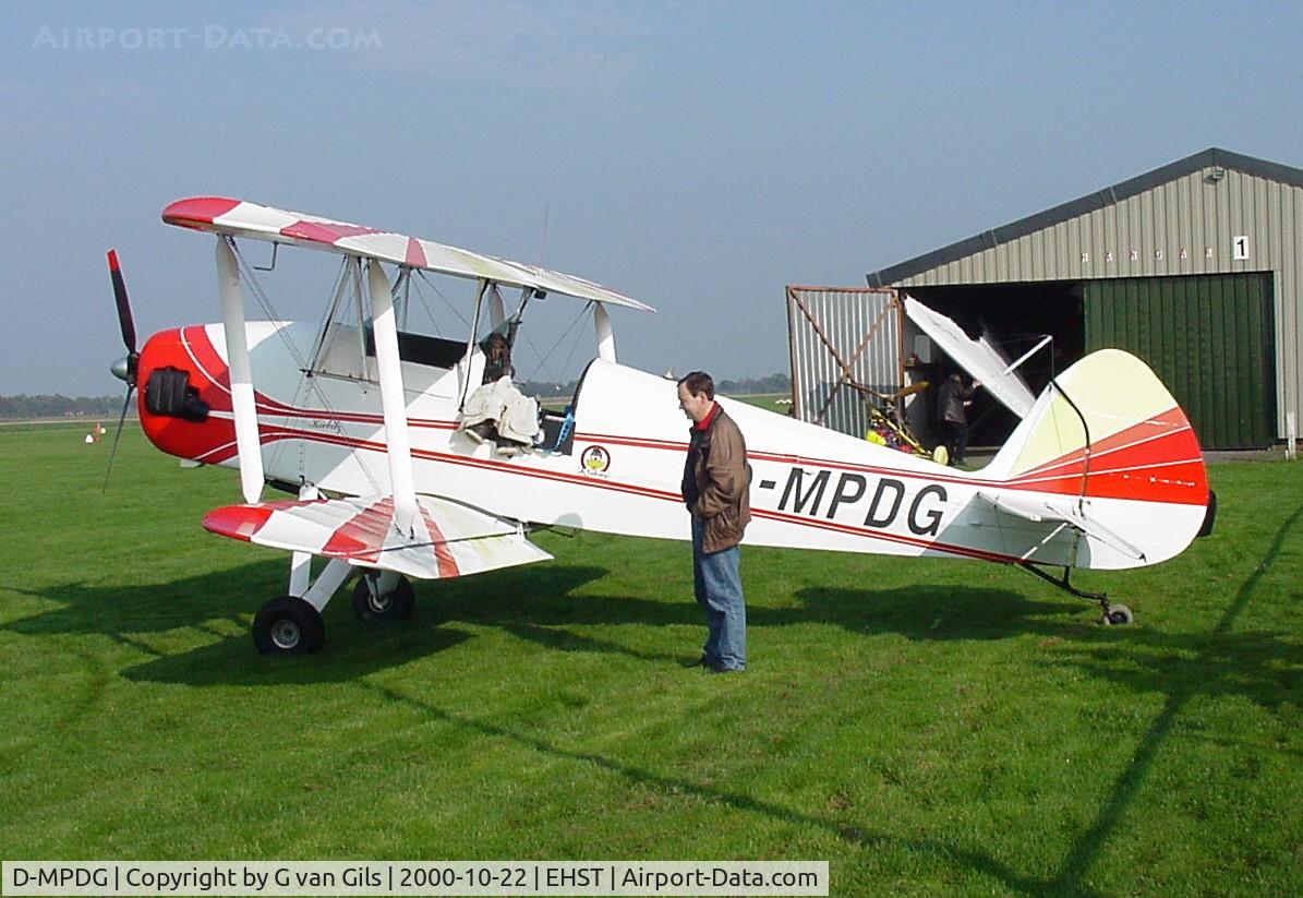 D-MPDG, Platzer Kiebitz C/N 041, A very nice  Kiebitz B at Microlight airfield Stadskanaal in the Netherlands