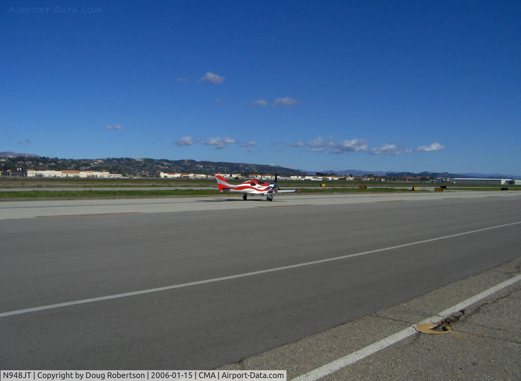 N948JT, 2000 Lancair 360 C/N 001 (N948GT), 2000 Thompson LANCAIR T360, Lycoming IO-360, Experimental class, on taxiway