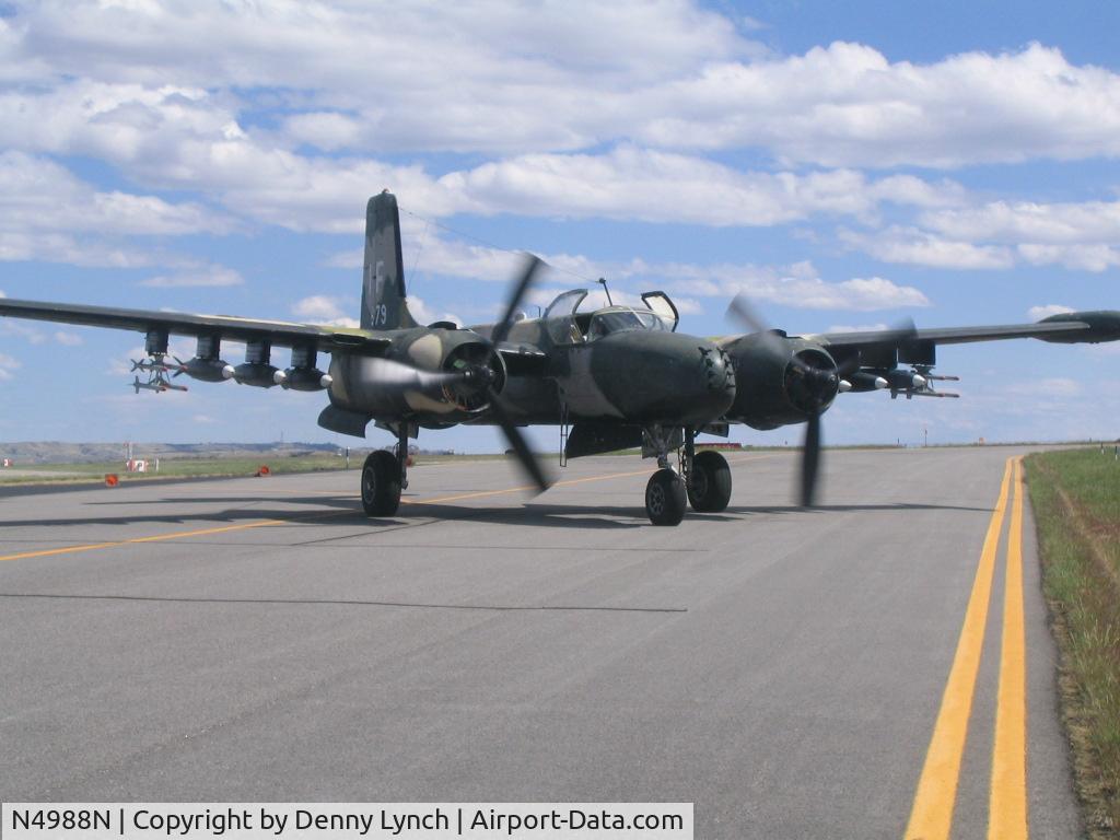 N4988N, 1964 Douglas-On Mark B-26K Counter Invader C/N 27477 (was 44-34198), A-26/B-26K