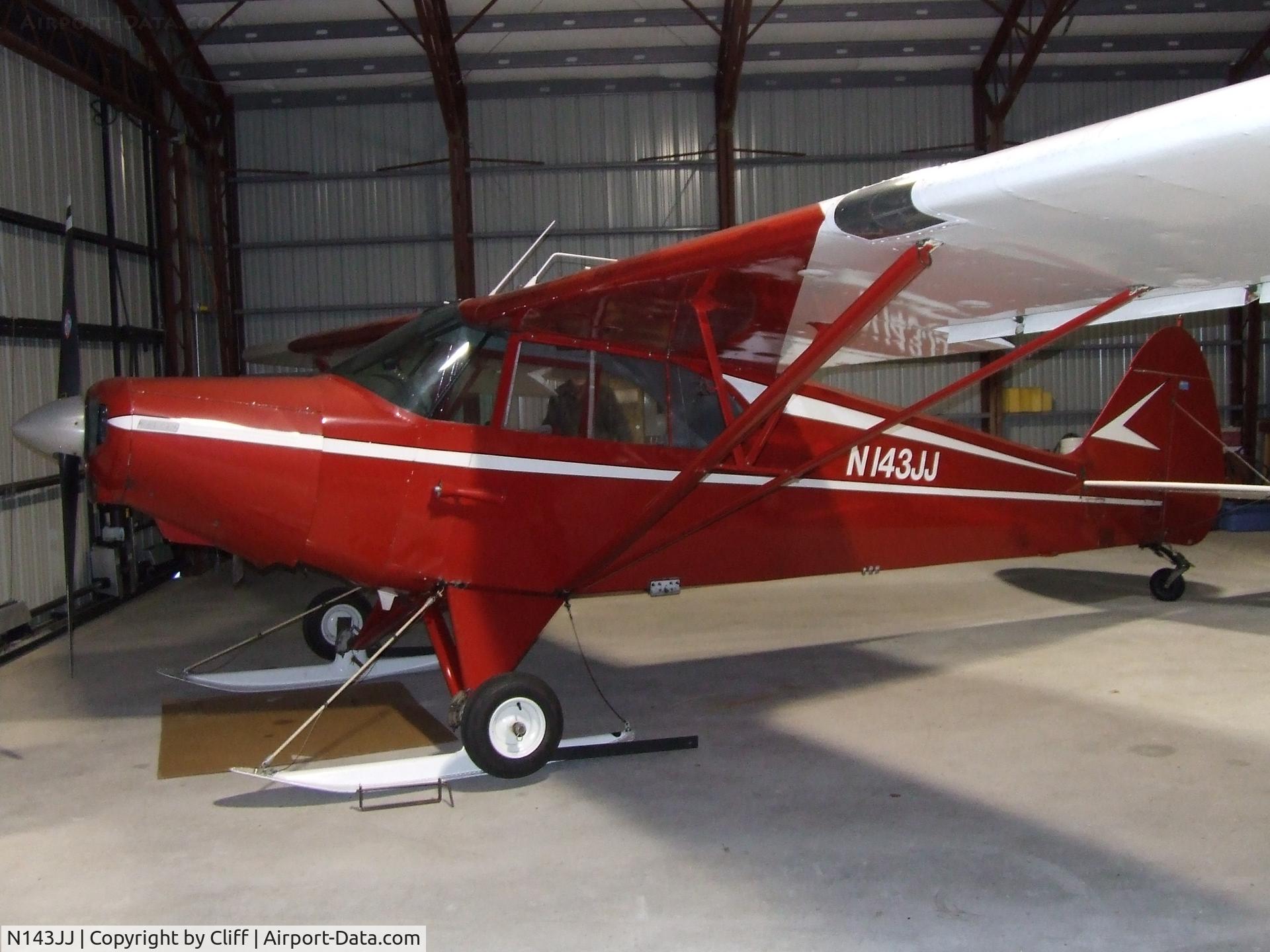 N143JJ, 1947 Piper PA-12 Super Cruiser C/N 12-1705, 150hp, float and ski equiped and large wheels