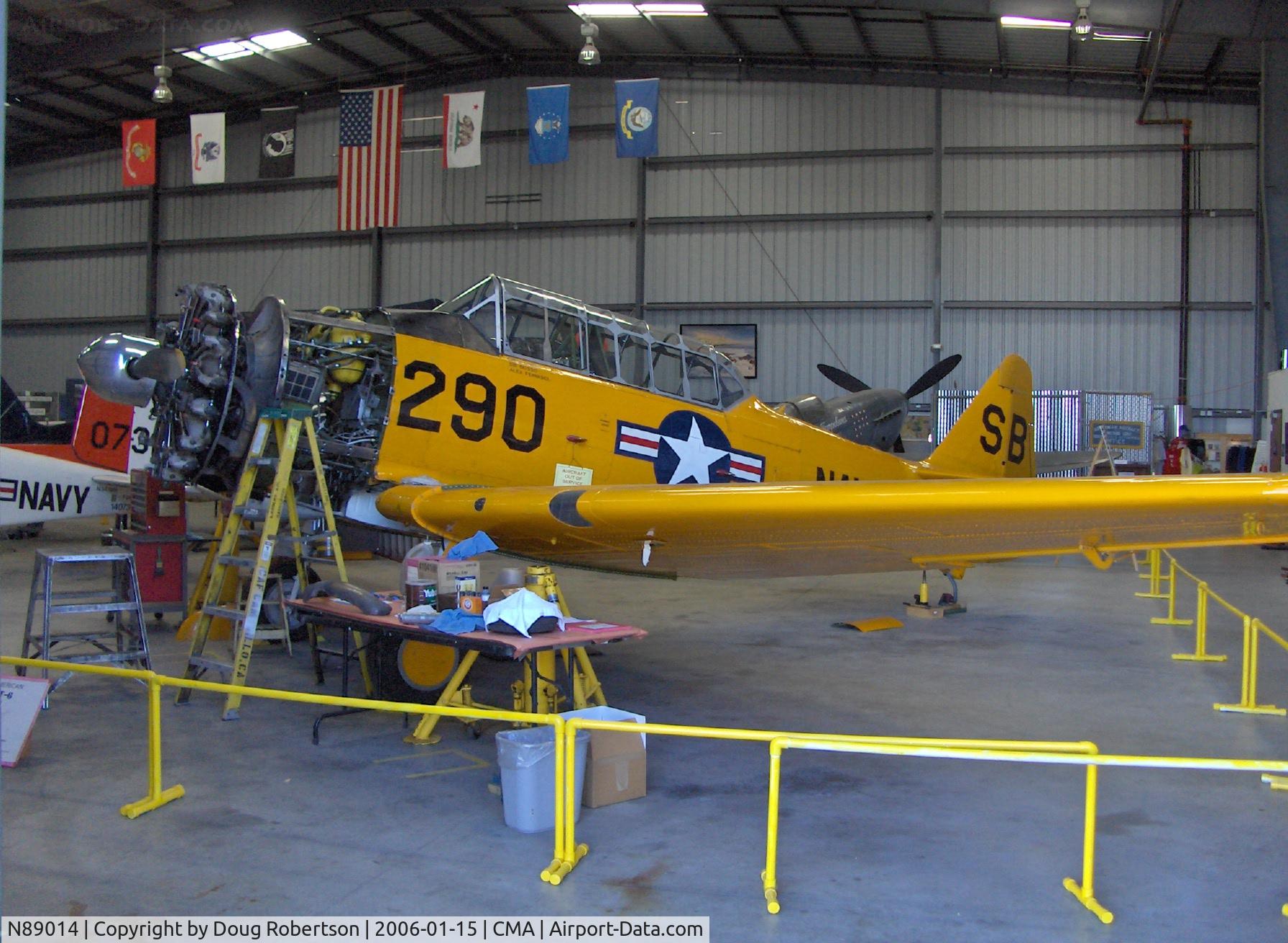 N89014, 1943 North American SNJ-5 Texan Texan C/N 84865, 1943 North American SNJ-5, P&W R1340 600 Hp radial, Std. class