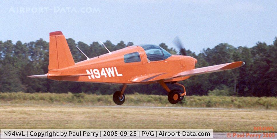 N94WL, 1969 American AA-1 Yankee C/N AA1-0298, Takeoff for destinations unkown.