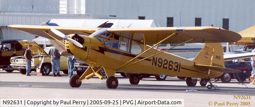 N92631, 1946 Piper J3C-65 Cub C/N 17002, Cubs and more at Wings and Wheels 05