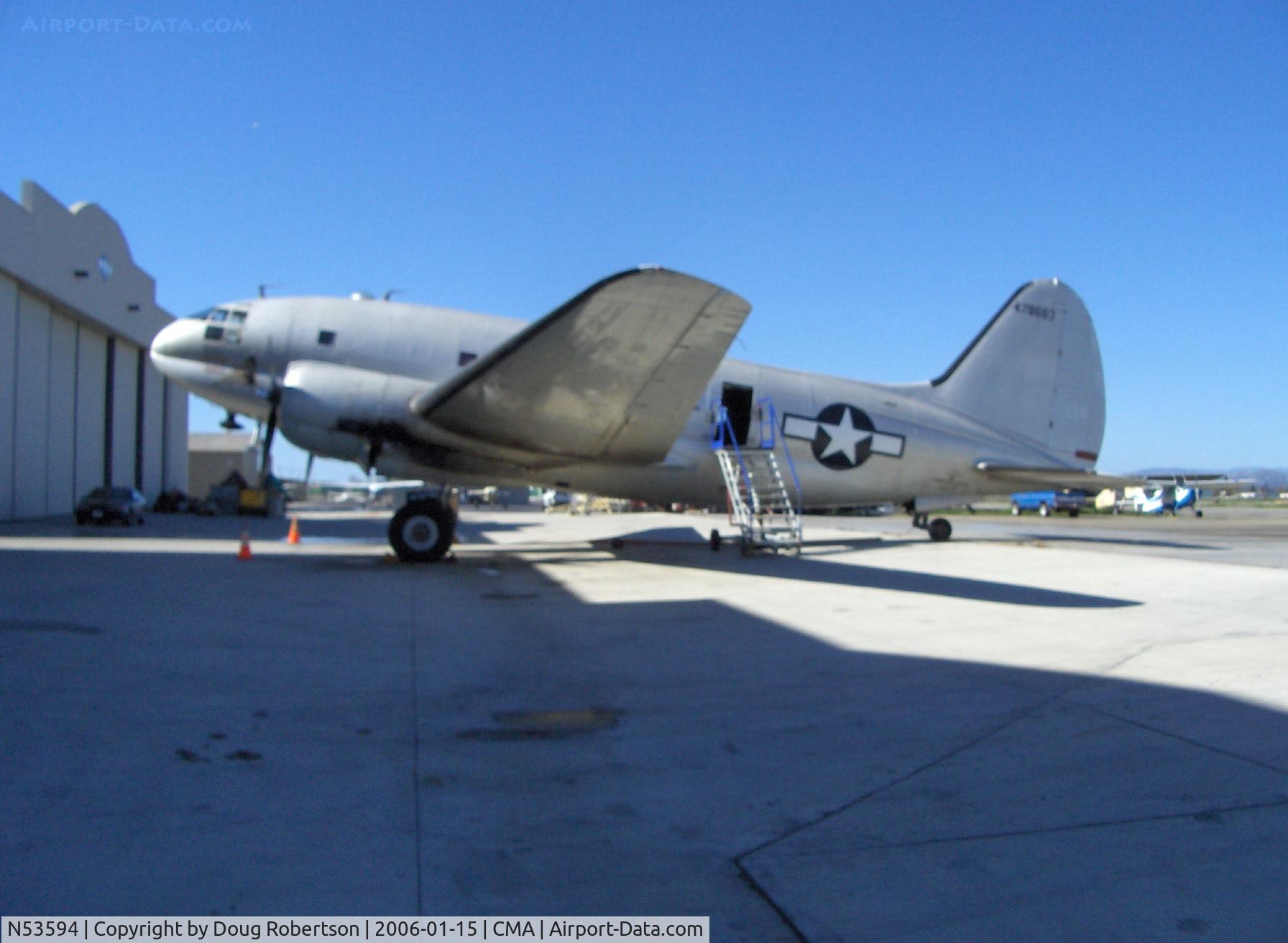 N53594, 1944 Curtiss C-46F Commando C/N 22486, 1945 Curtiss Wright C-46F COMMANDO, P&W R2800 2,000 Hp, Exp. class