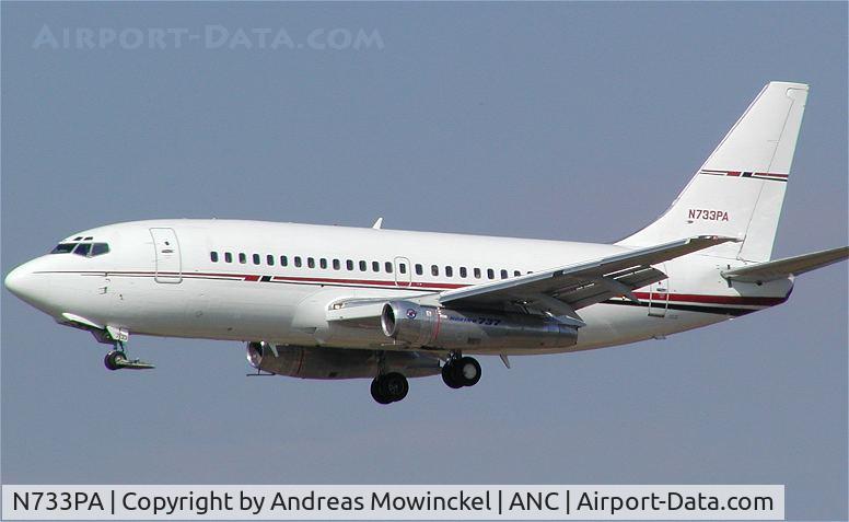N733PA, 1986 Boeing 737-205 C/N 23466, At Anchorage International Airport