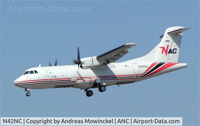 N42NC, 1987 ATR 42-300 C/N 067, At Anchorage International Airport