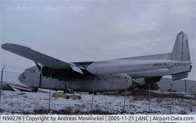 N9027K, 1953 Fairchild C-119G Flying Boxcar C/N 176, Fairchild C-119 N9027K looks like it has finished its useful life