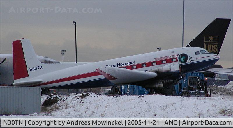 N30TN, 1949 Douglas Super DC-3S (Super DC-3) C/N 43159 (4122), TransNorthern DC-3 still looks somewhat airworthy