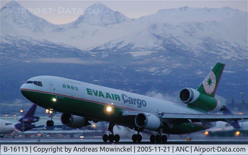 B-16113, 1999 McDonnell Douglas MD-11F C/N 48790, Eva Air MD-11 B-16113, always good looking!