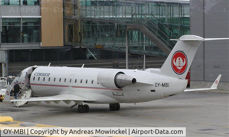 OY-MBI, 2000 Canadair CRJ-200LR (CL-600-2B19) C/N 7436, Cimber Air flies regional routes from several Danish airports.