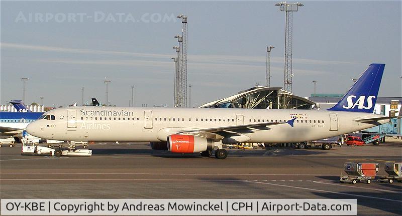 OY-KBE, 2002 Airbus A321-232 C/N 1798, SAS A321