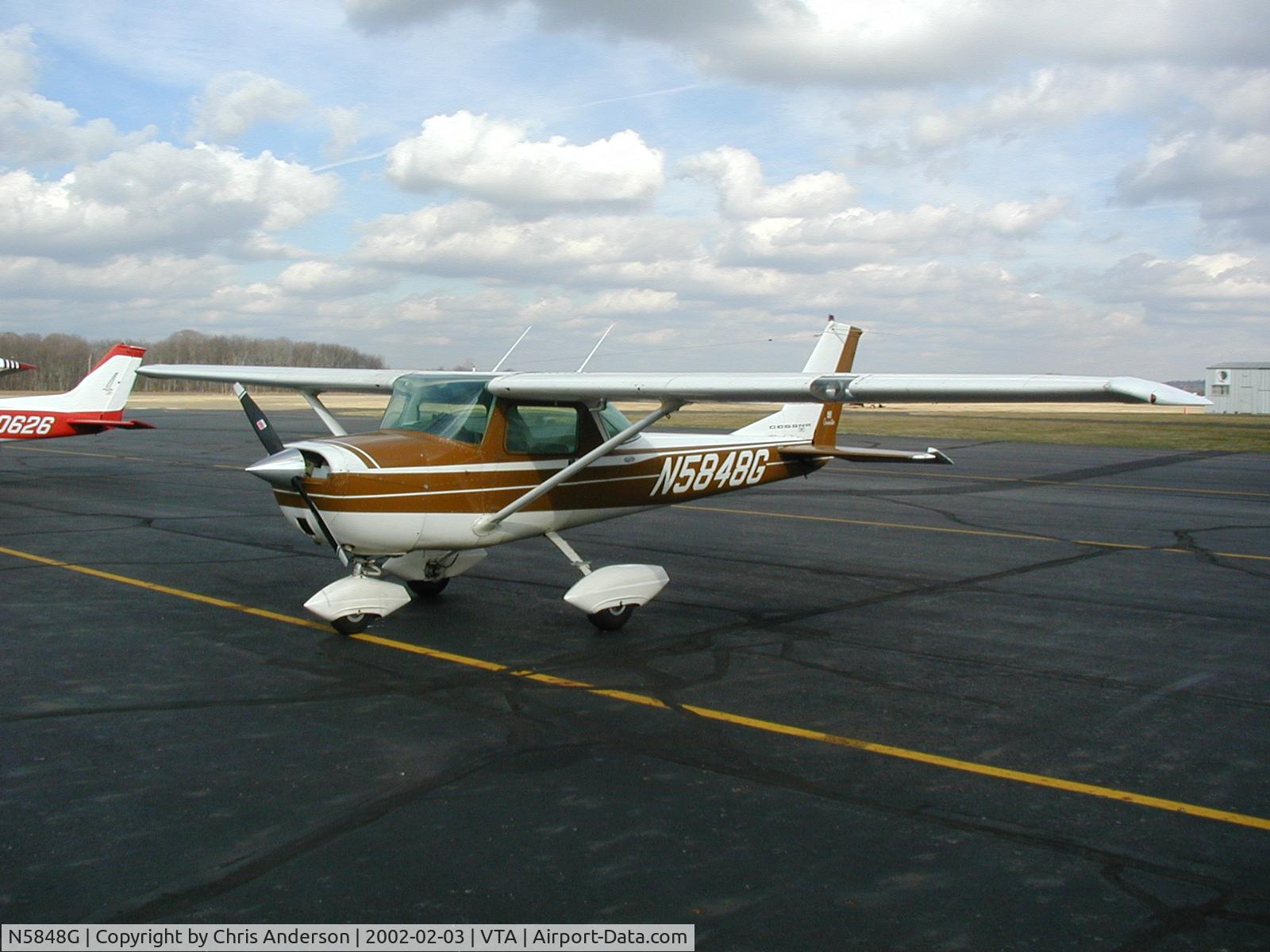 N5848G, 1969 Cessna 150K C/N 15071348, N5848G at Newark/Heath, Ohio