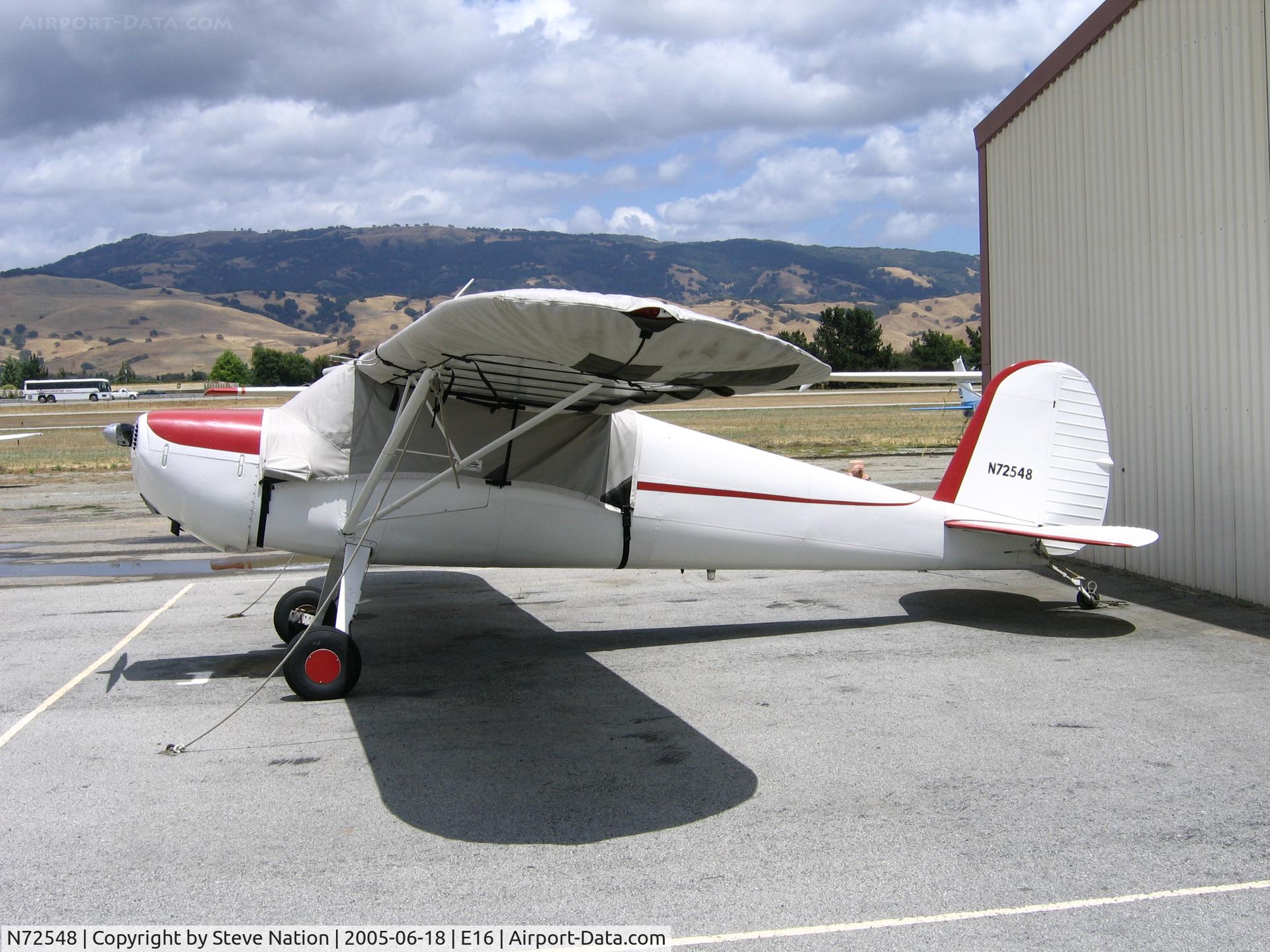 N72548, 1946 Cessna 120 C/N 9718, 1946 Cessna 120 at San Martin, CA